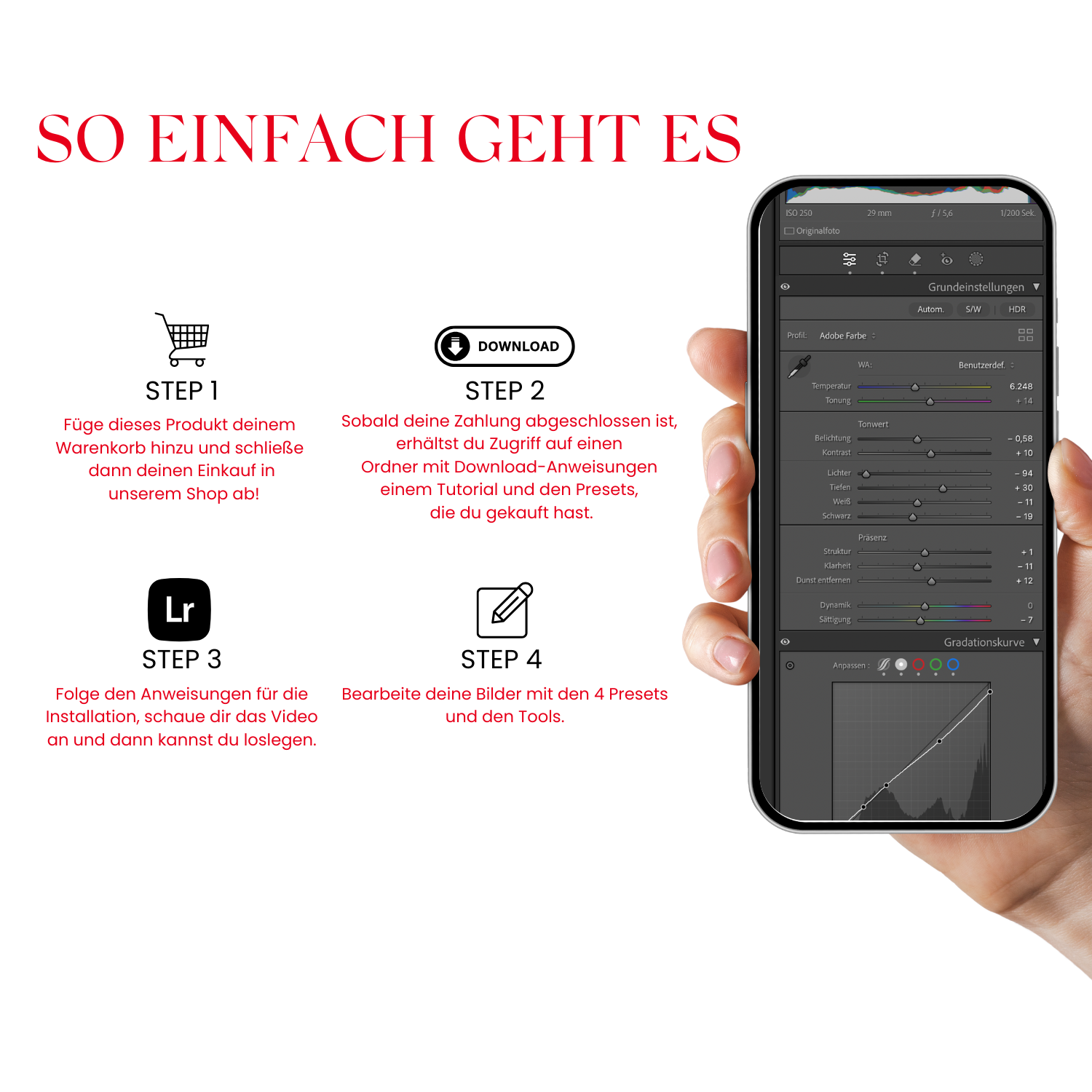"Editorial Love" Preset Pack für Adobe Lightroom